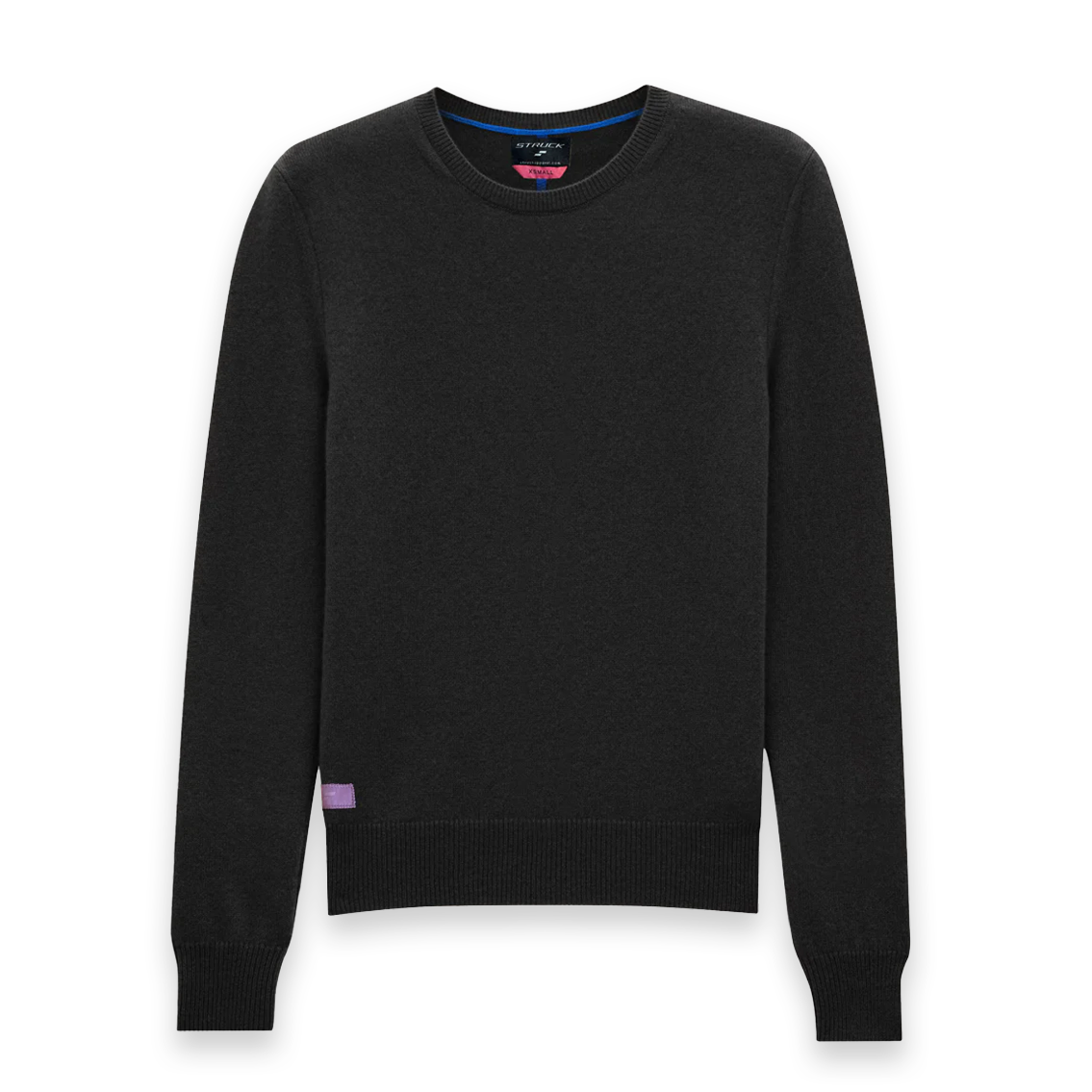 Cashmere Blend Crewneck: Noir